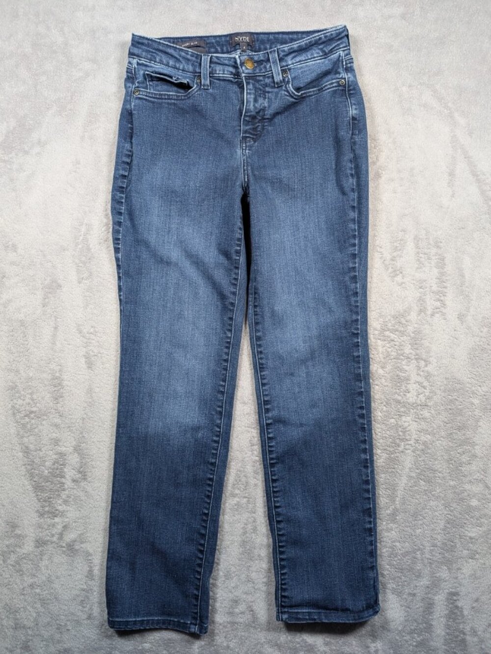 NYDJ Jeans Sheri Slim Womens Size 4 27 Waist Lift Tuck Tech Shaping Slimming
